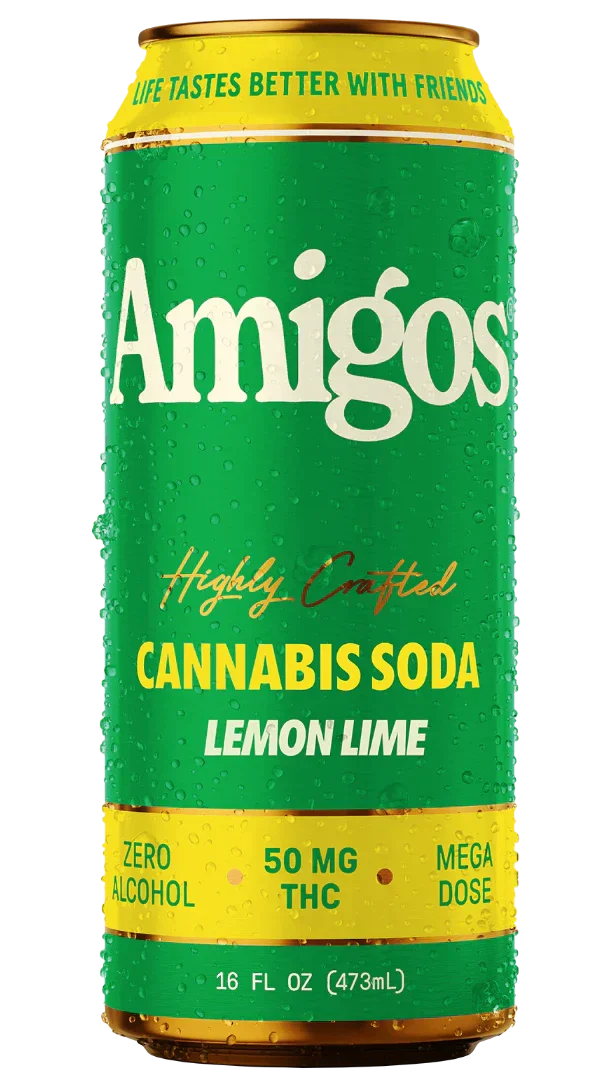 amigos THC soda lemon lime