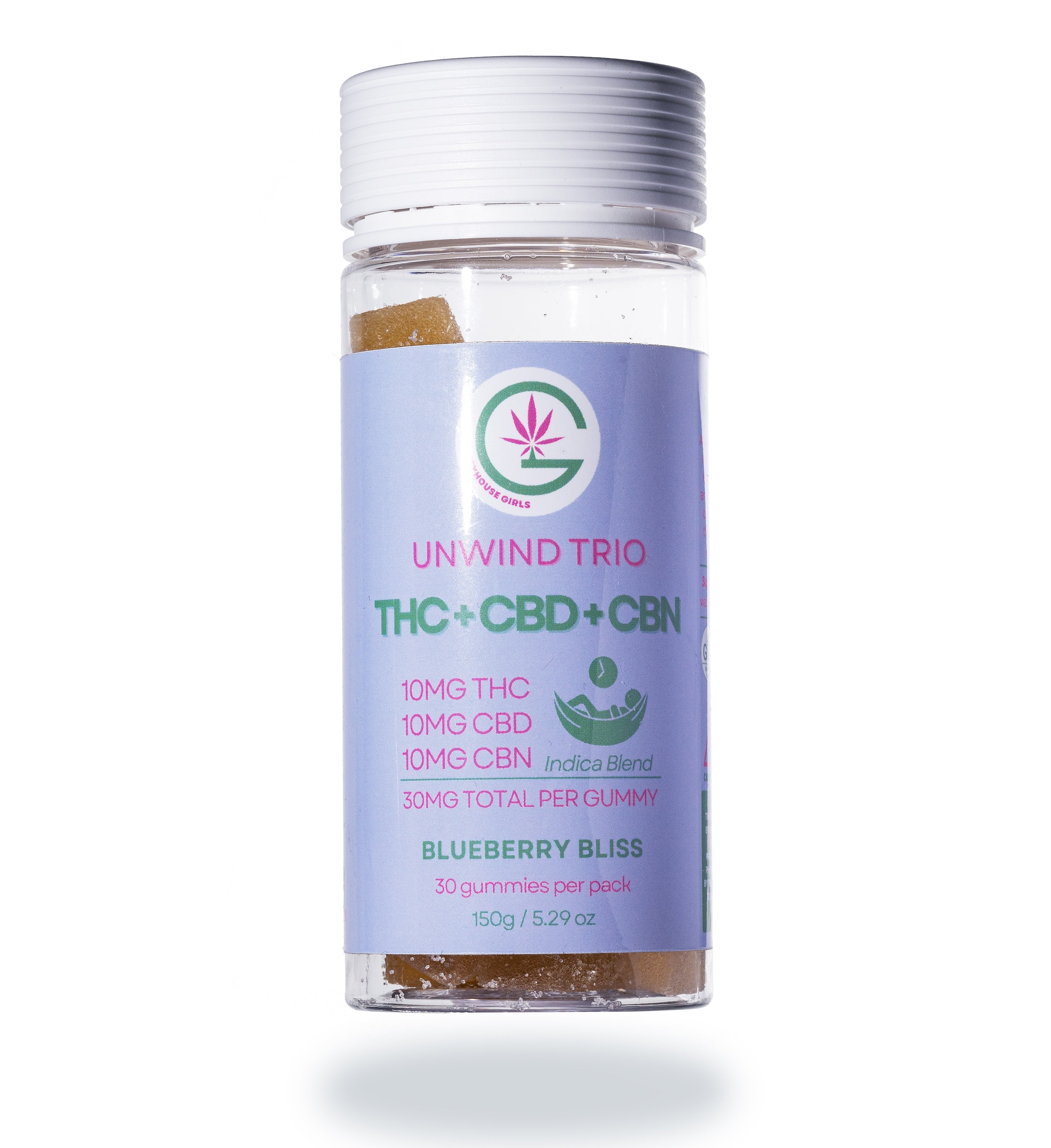 Unwind Trio: THC CBD CBN Gummies for Relaxation and Wellness