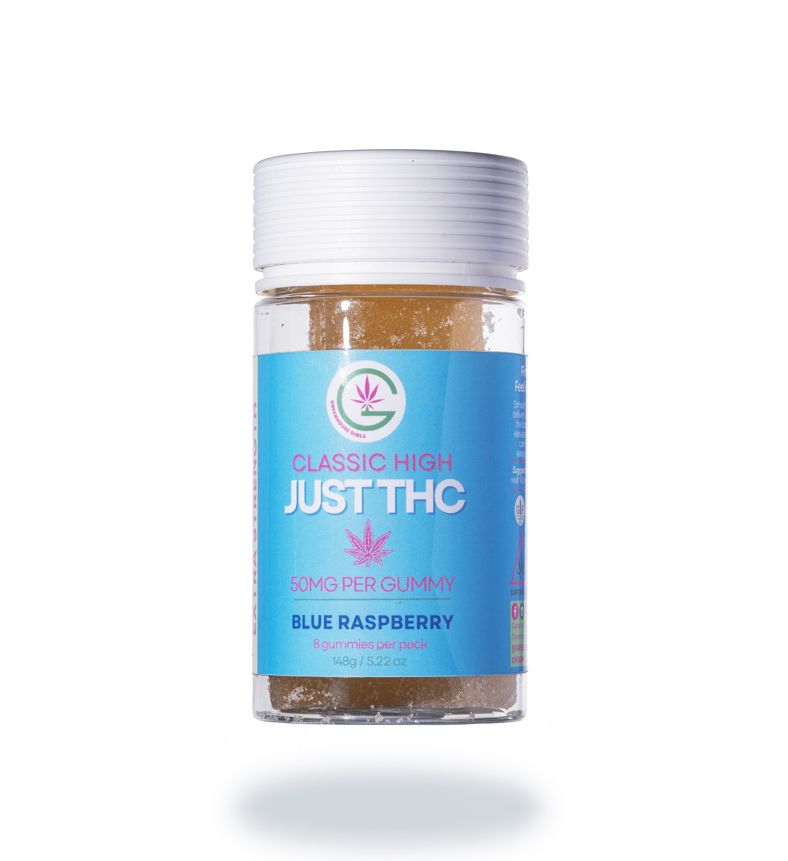 50MG Delta 9 Gummy - Blue Raspberry Flavor