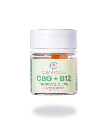 25mg CBG + B12 Gummies  | THC-Free Mood + Energy Support