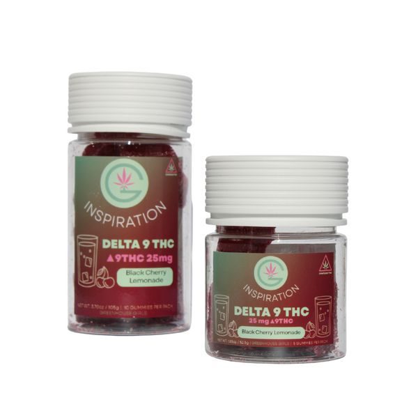 25mg Delta 9 Gummies | Black Cherry Lemonade