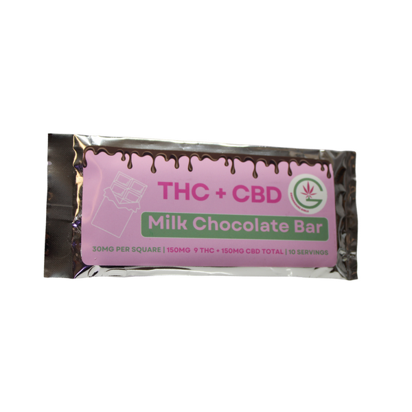 1:1 THC + CBD Chocolate Bar
