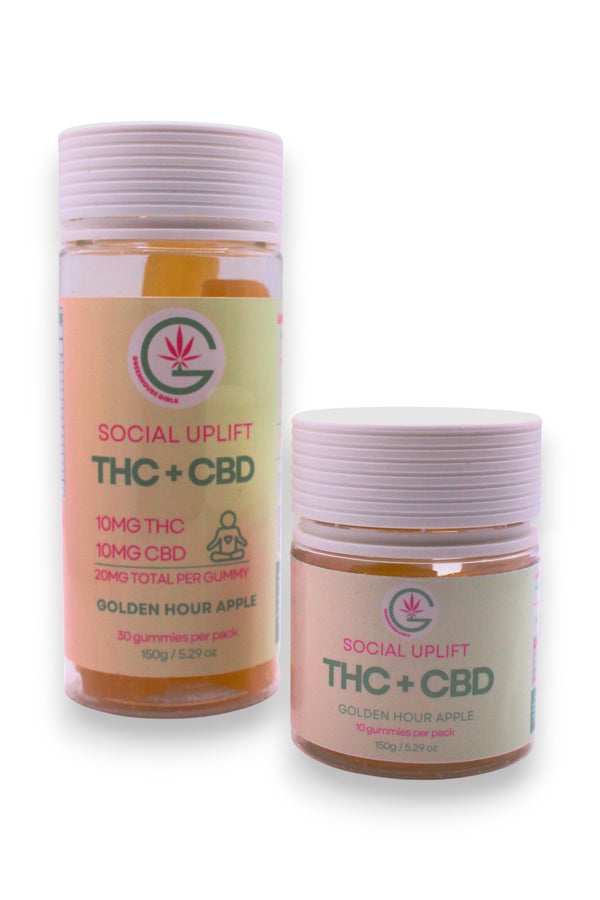 Social Uplift Apple Gummies | Delta 9 + CBD
