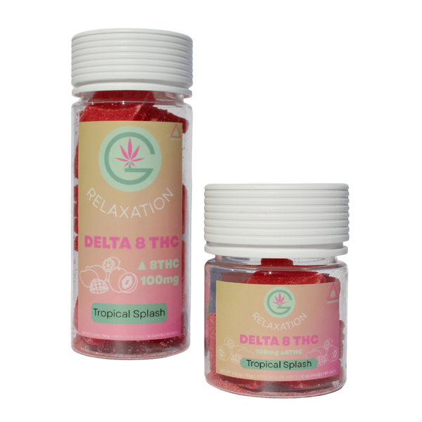 100mg Delta 8 Gummies | Tropical Splash