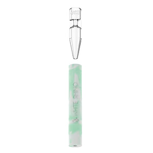 White Rhino Chillum to Straw (Glow in the Dark)