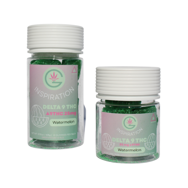 25mg Delta 9 Gummies | Watermelon