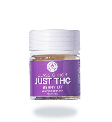purple just THC gummies 