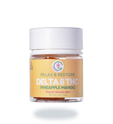 small delta 8 thc gummy pack pineapple 