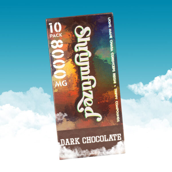 Shrumfuzed dark chocolate bar with functional mushrooms – premium mushroom chocolate near me
