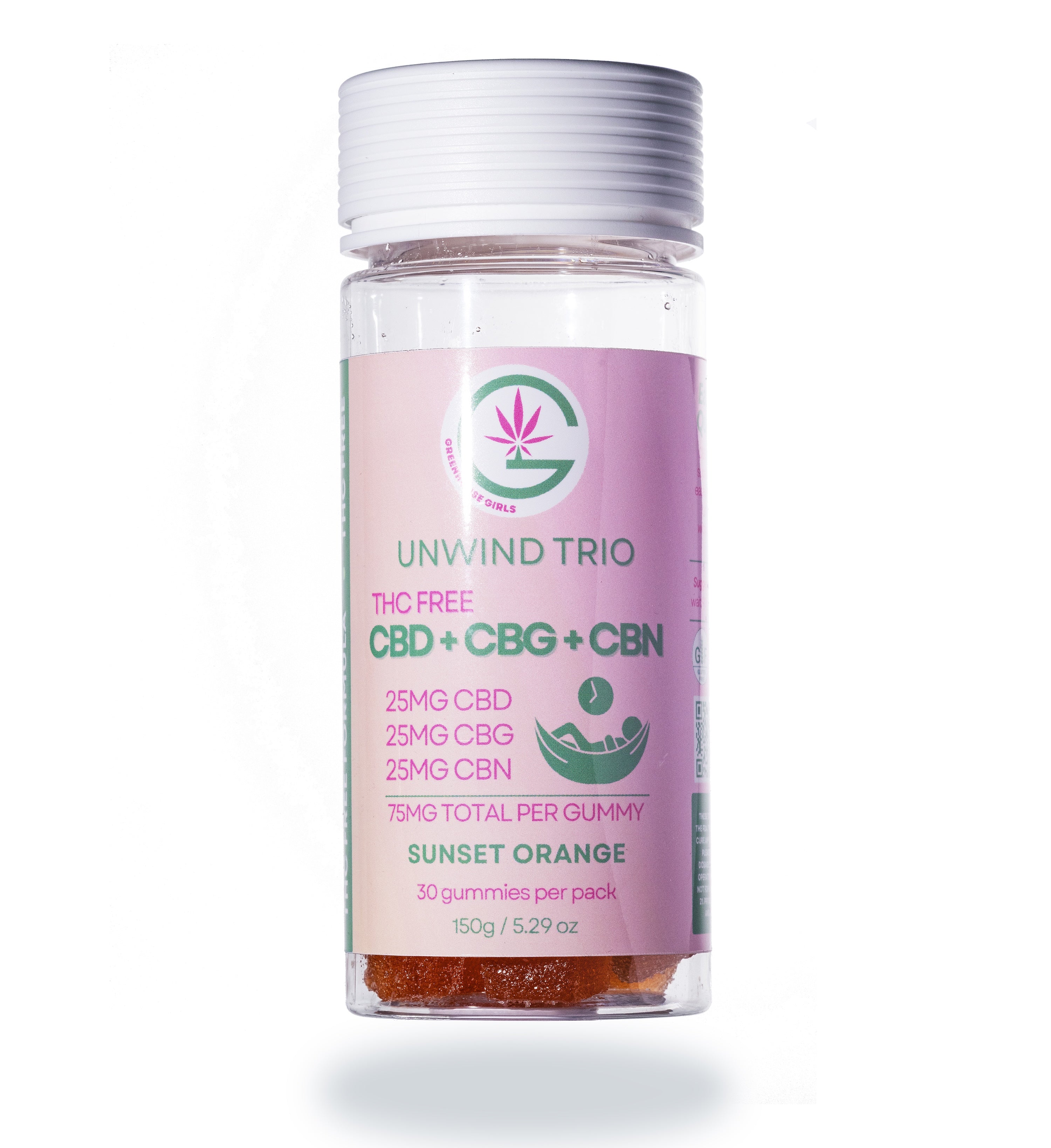 unwind Trio THC free Gummies large pack
